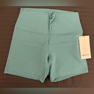 lululemon athletica Align HR Short 6in Size 10 Tidal Teal